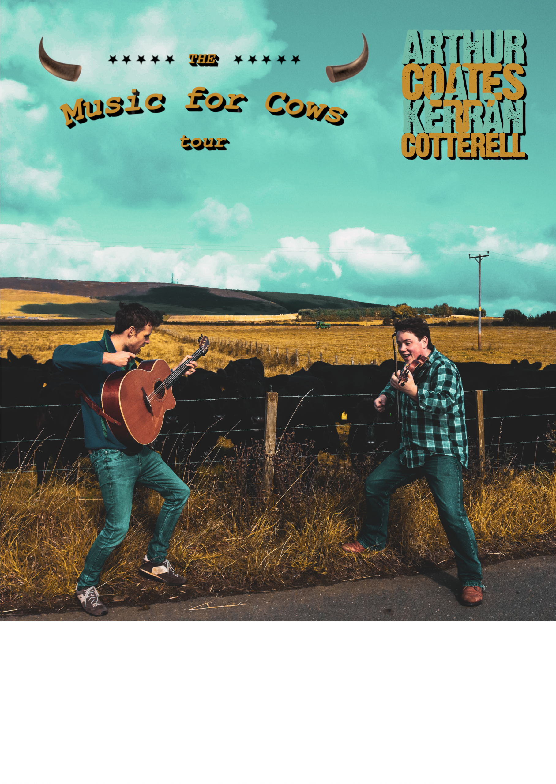 Arthur & Kerran – Music for Cows – Poster